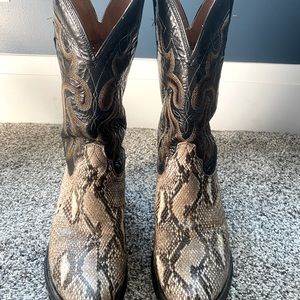 Lucchese Mens Python Boots